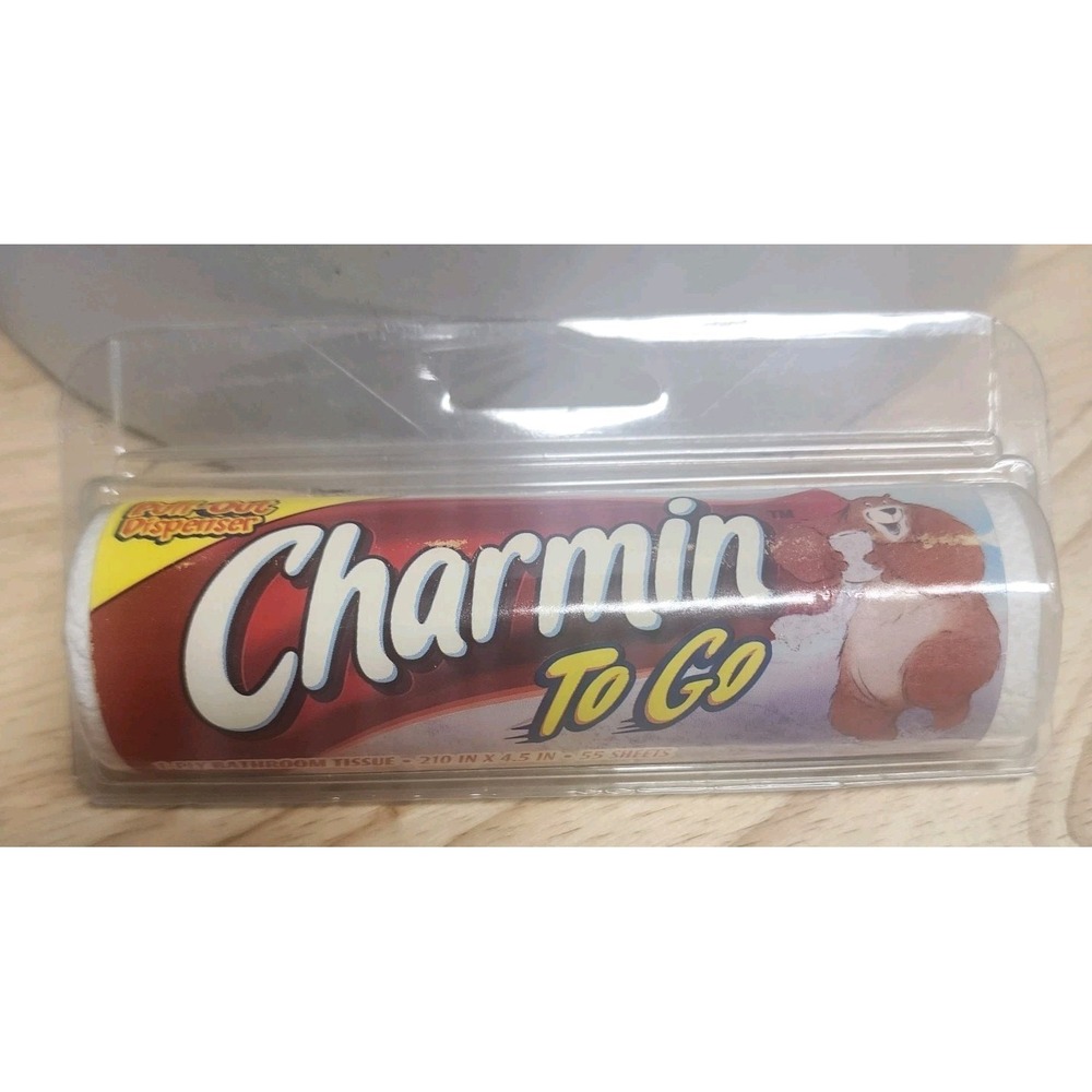 CHARMIN‎ TO GO Roll of 55 Sheets of Toilet Paper Travel Pack. New in package.